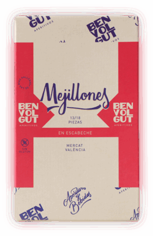 Benvolgut: Mejillones en escabeche - 13/18 piezas