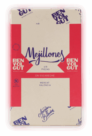 Benvolgut: Mejillones en escabeche - 6/8 piezas