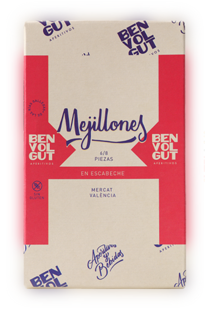 Benvolgut: Mejillones en escabeche - 6/8 piezas